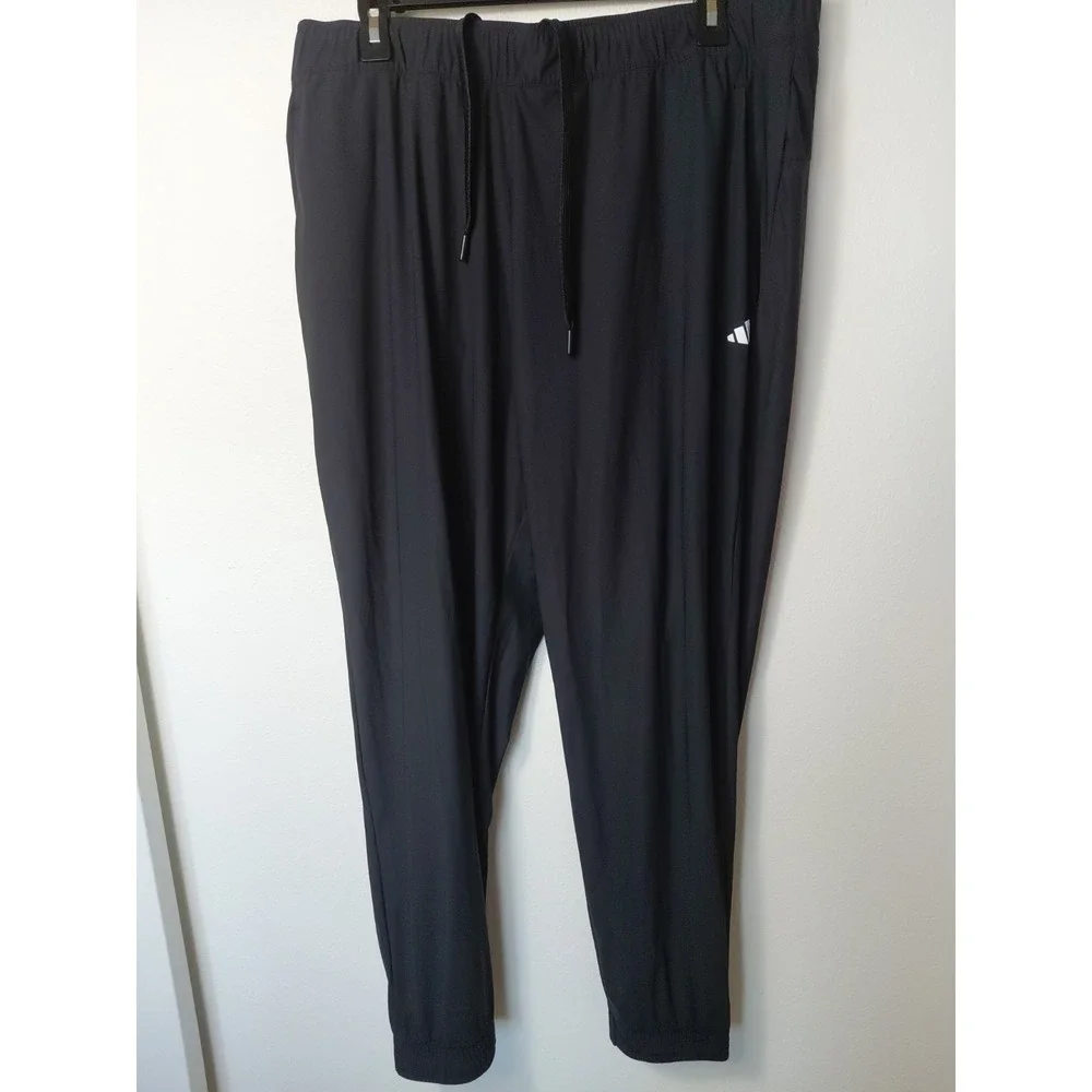 Adidas Essential Jogger Pants Men's Size XL Black ADVR0870 Org $75